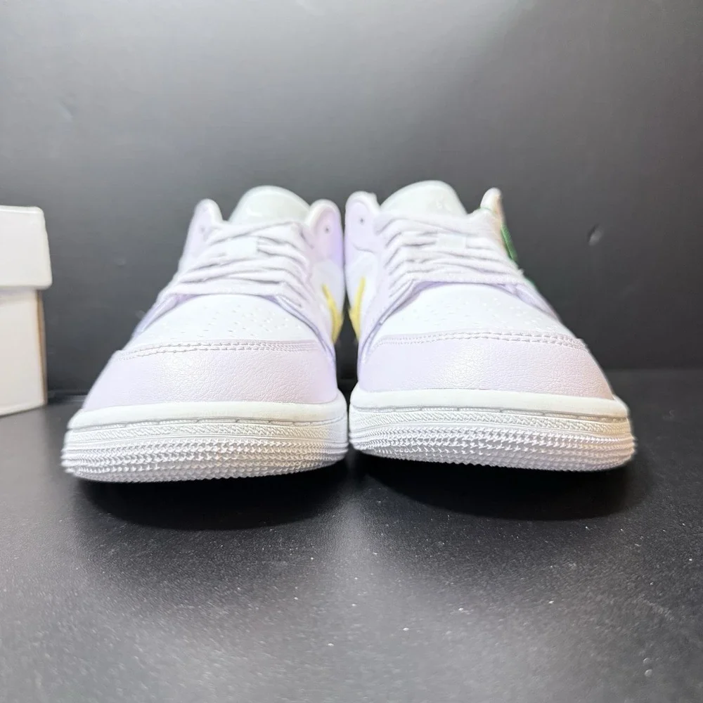 Women's Air Jordan 1 Low Size 10 Shoes Barely Grape Lemon Wash Purple DC0774-501